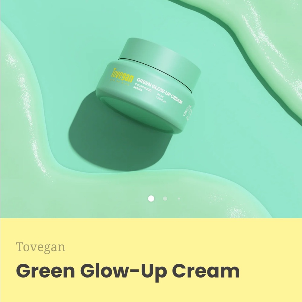 Tovegan Green Glow-Up Cream